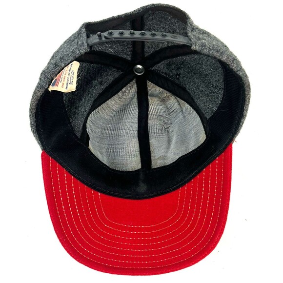 Vintage Ohio State Buckeyes USA Made Gray Wool Snapback Paramount Cap MFG Rare - Picture 6 of 9